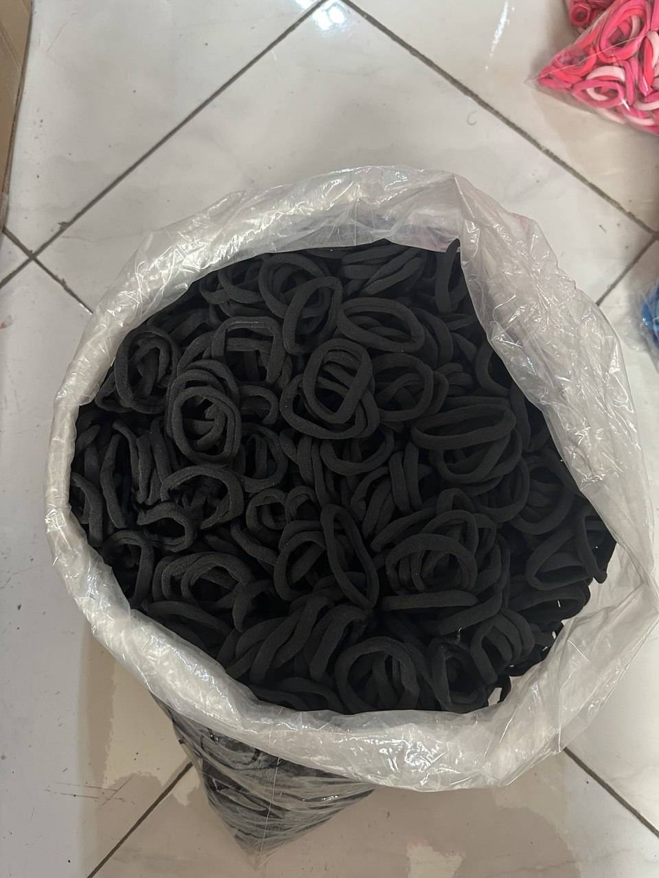 کش حوله ای 5/5 سانتی فقط مشکی